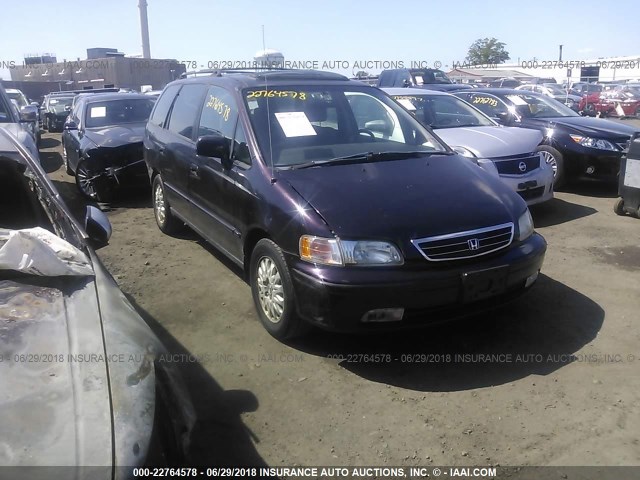 JHMRA3879WC010197 - 1998 HONDA ODYSSEY EX MAROON photo 1