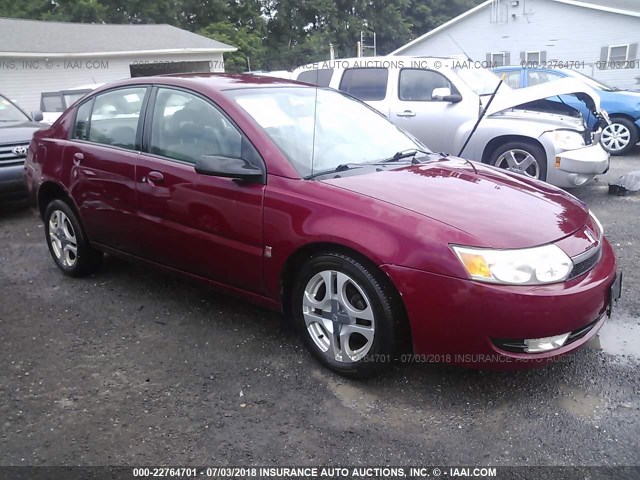 1G8AL52F54Z149915 - 2004 SATURN ION LEVEL 3 RED photo 1