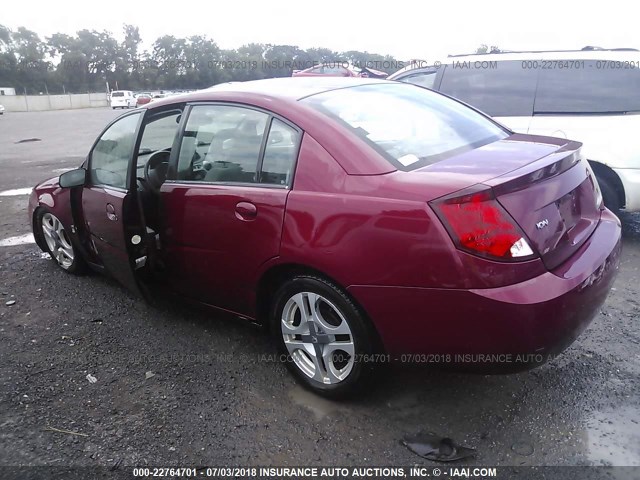 1G8AL52F54Z149915 - 2004 SATURN ION LEVEL 3 RED photo 3