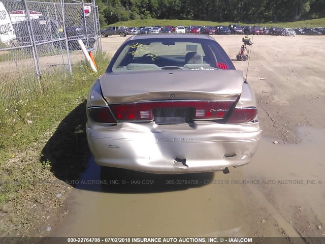 2G4WS52J151157552 - 2005 BUICK CENTURY CUSTOM TAN photo 6