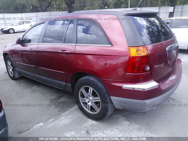 2A8GM68X57R129917 - 2007 CHRYSLER PACIFICA TOURING RED photo 3