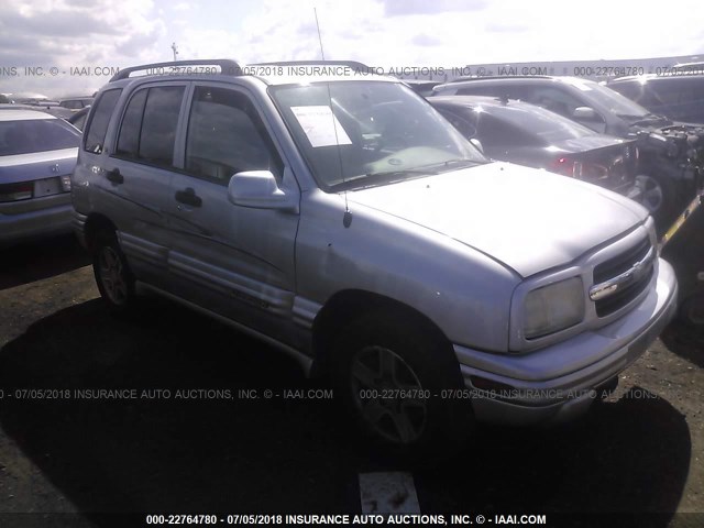 2CNBE634446902820 - 2004 CHEVROLET TRACKER LT SILVER photo 1