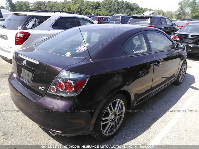 JTKDE167290286453 - 2009 TOYOTA SCION TC 勃艮第红 照片 4