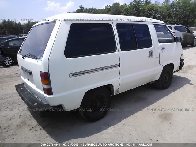 JT4YR29V9K5071349 - 1989 TOYOTA VAN WAGON CARGO WHITE photo 4