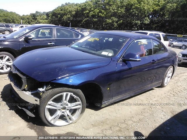 WBA4Z7C52JED47714 - 2018 BMW 440XI Dark Blue photo 2