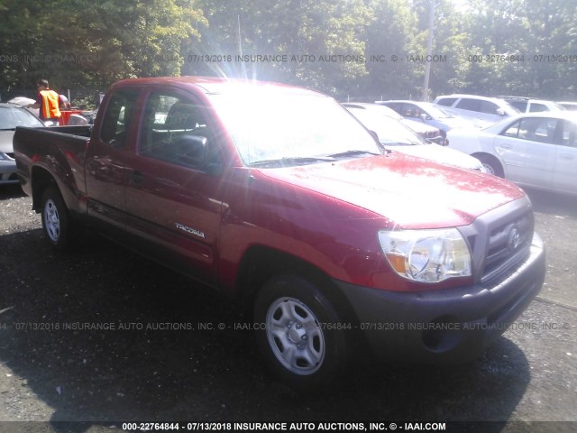 5TETX4CN9AZ724312 - 2010 TOYOTA TACOMA ACCESS CAB Қызыл фото 1