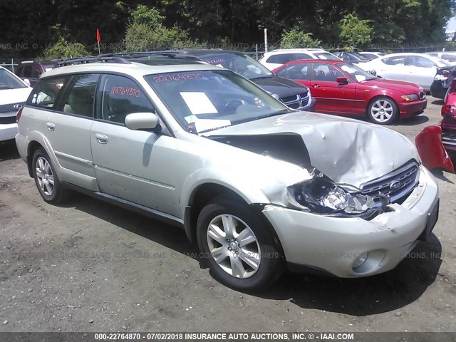 4S4BP62C357349131 - 2005 SUBARU LEGACY OUTBACK 2.5I LIMITED TAN photo 1