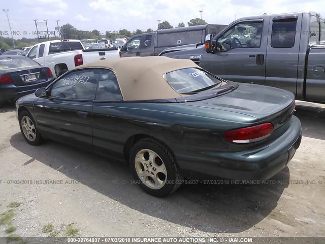 3C3EL55H4WT200372 - 1998 CHRYSLER SEBRING JXI GREEN photo 3