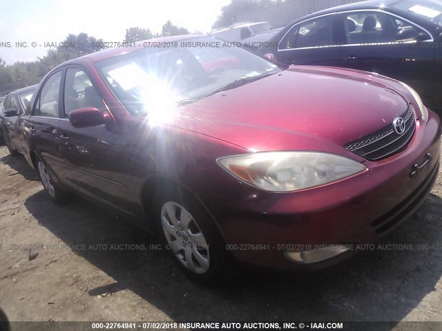 4T1BE30K63U152709 - 2003 TOYOTA CAMRY LE/XLE/SE წითელი ფოტო 1