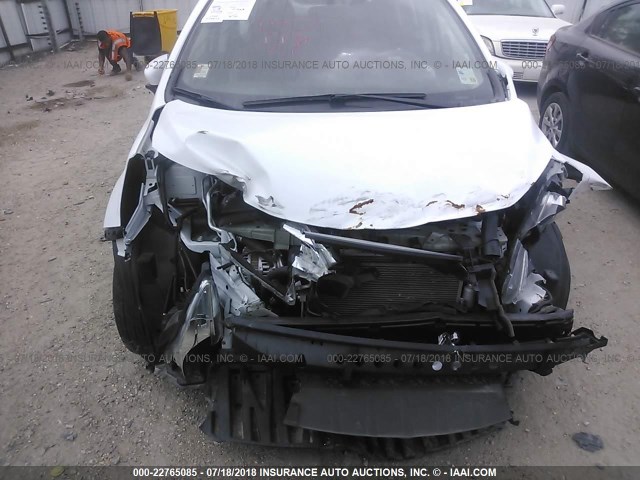 3N1CE2CP9GL388428 - 2016 NISSAN VERSA NOTE S/S PLUS/SV/SL/SR WHITE photo 6