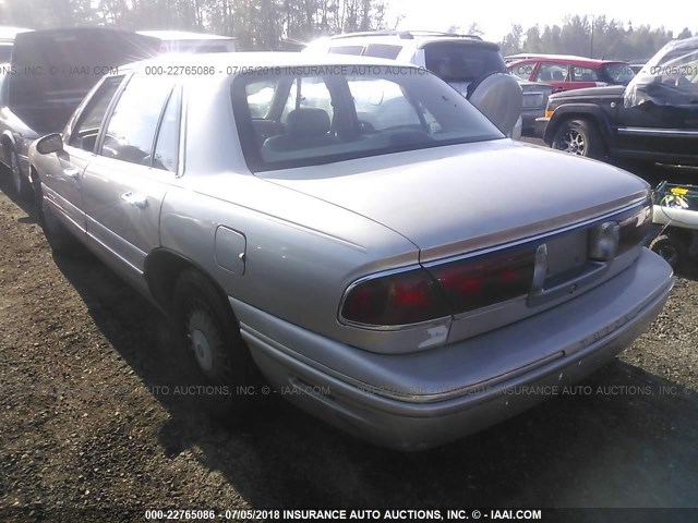 1G4HR52K6VH501256 - 1997 BUICK LESABRE LIMITED SILVER photo 3