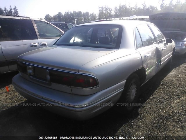 1G4HR52K6VH501256 - 1997 BUICK LESABRE LIMITED SILVER photo 4