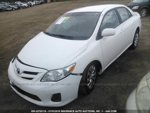 5YFBU4EE9CP046753 - 2012 TOYOTA COROLLA S/LE თეთრი ფოტო 2