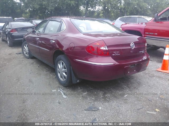 2G4WC582571215873 - 2007 BUICK LACROSSE CX RED photo 3