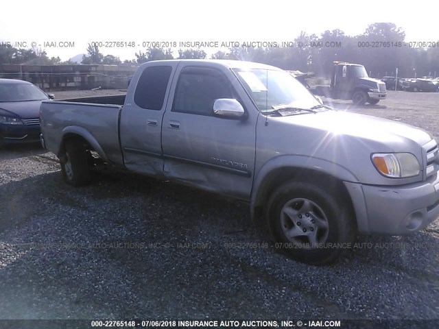 5TBBT44134S452109 - 2004 TOYOTA TUNDRA ACCESS CAB SR5 GRAY photo 1