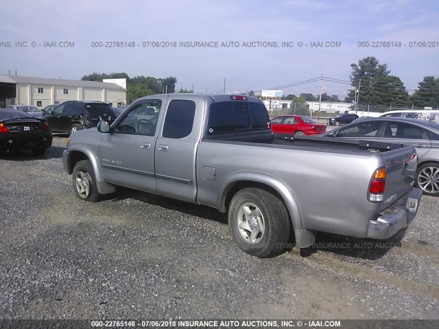 5TBBT44134S452109 - 2004 TOYOTA TUNDRA ACCESS CAB SR5 GRAY photo 3