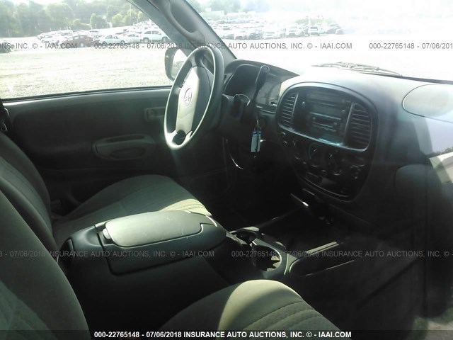 5TBBT44134S452109 - 2004 TOYOTA TUNDRA ACCESS CAB SR5 GRAY photo 5