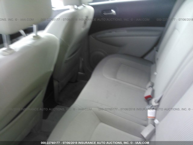 JN8AS5MT8CW600495 - 2012 NISSAN ROGUE S/SV SILVER photo 8