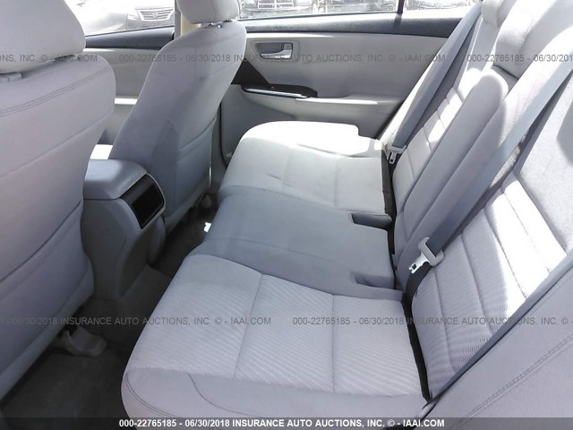 4T4BF1FK5FR463051 - 2015 TOYOTA CAMRY LE/XLE/SE/XSE WHITE photo 8