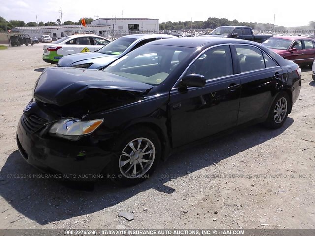 4T4BE46K78R029592 - 2008 TOYOTA CAMRY CE/LE/XLE/SE BLACK photo 2