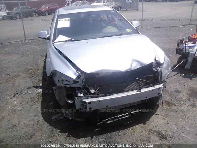 1G1ZE5E70BF358932 - 2011 CHEVROLET MALIBU LTZ ვერცხლისფერი ფოტო 6