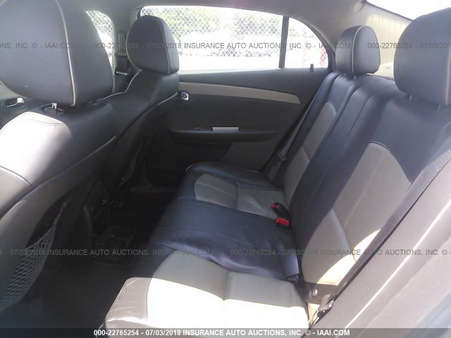 1G1ZE5E70BF358932 - 2011 CHEVROLET MALIBU LTZ ვერცხლისფერი ფოტო 8