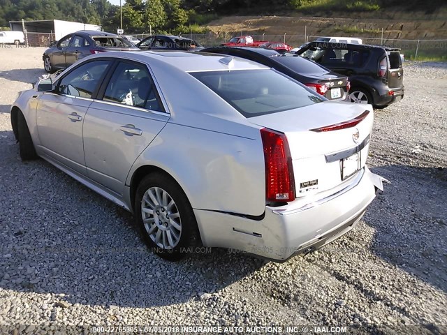 1G6DG5EY2B0121627 - 2011 CADILLAC CTS LUXURY COLLECTION SILVER photo 3