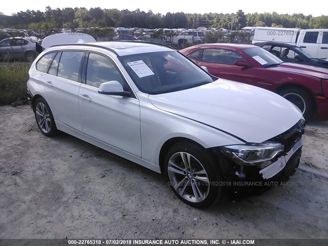 WBA8K3C52JA369456 - 2018 BMW 330 XI WHITE photo 1