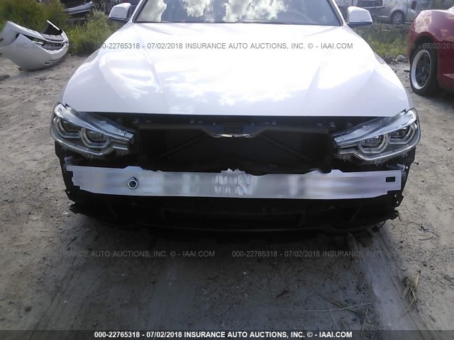 WBA8K3C52JA369456 - 2018 BMW 330 XI WHITE photo 6