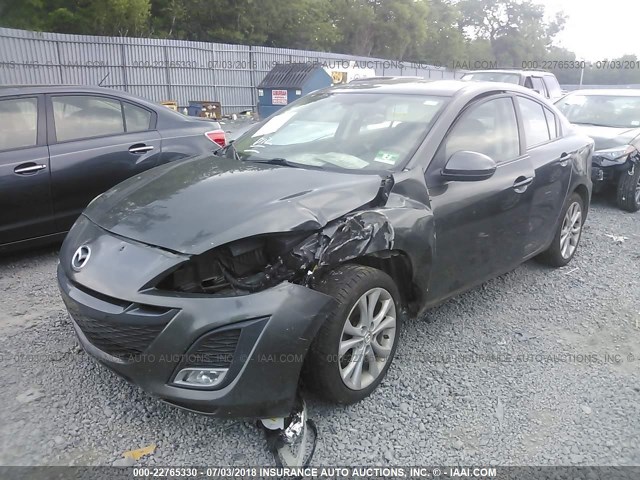 JM1BL1S62A1347123 - 2010 MAZDA 3 S GRAY photo 2