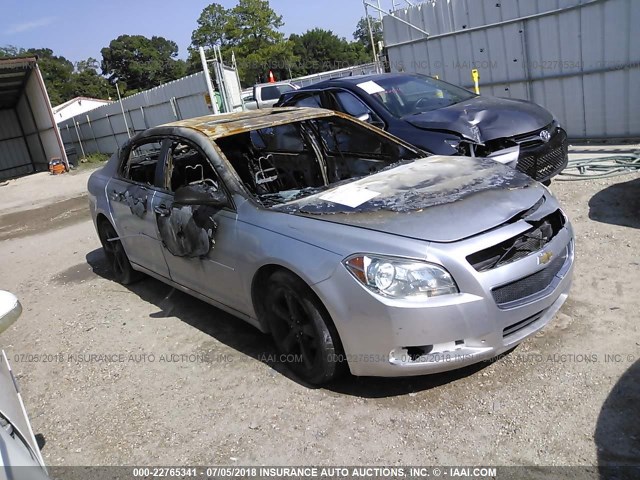 1G1ZC5EU1CF252955 - 2012 CHEVROLET MALIBU 1LT SILVER photo 1