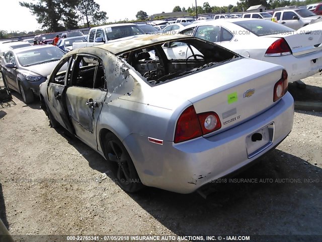 1G1ZC5EU1CF252955 - 2012 CHEVROLET MALIBU 1LT SILVER photo 3