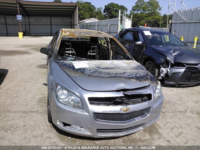 1G1ZC5EU1CF252955 - 2012 CHEVROLET MALIBU 1LT SILVER photo 6