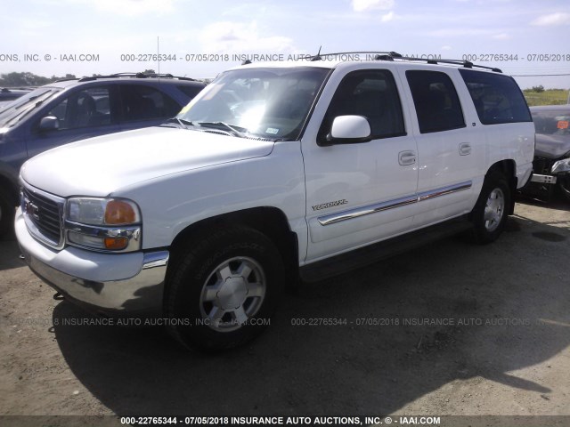 3GKEC16Z84G204205 - 2004 GMC YUKON XL C1500 WHITE photo 2