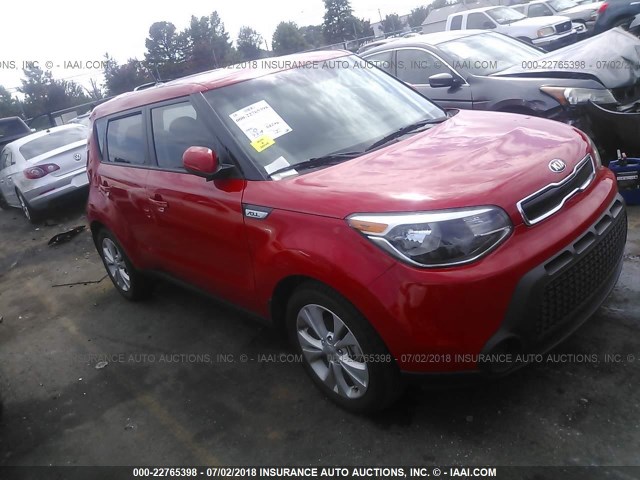 KNDJP3A53F7812257 - 2015 KIA SOUL + RED photo 1