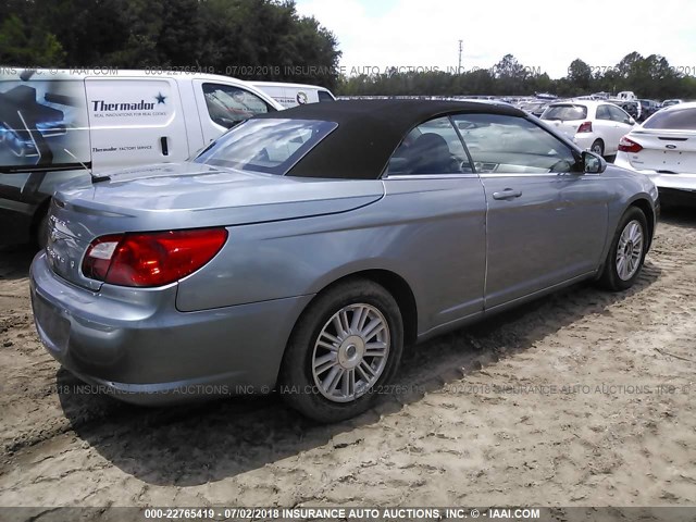 1C3LC55D09N532477 - 2009 CHRYSLER SEBRING TOURING Light Blue photo 4