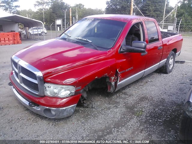3D7KA28D34G152838 - 2004 DODGE RAM 2500 ST/SLT 红色 照片 2