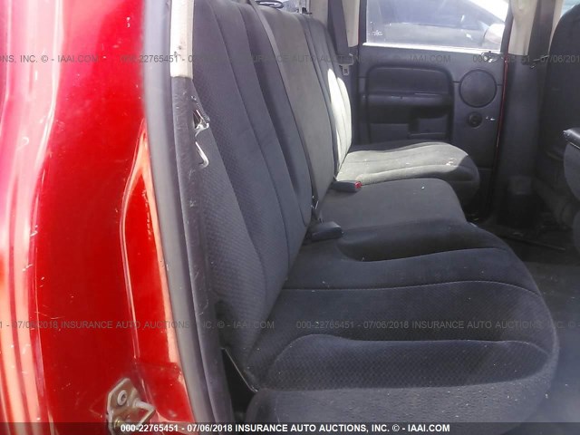 3D7KA28D34G152838 - 2004 DODGE RAM 2500 ST/SLT 红色 照片 8