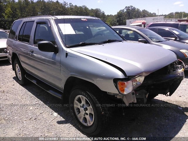 JN8AR07S1YW441649 - 2000 NISSAN PATHFINDER LE/SE/XE SILVER photo 1