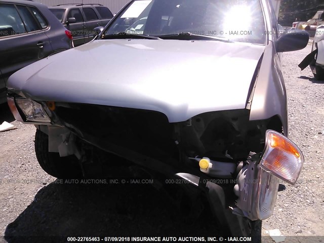 JN8AR07S1YW441649 - 2000 NISSAN PATHFINDER LE/SE/XE SILVER photo 6