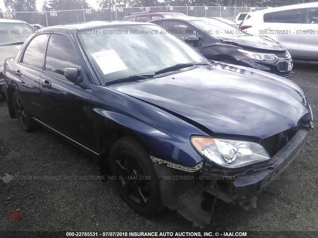 JF1GD67676G525868 - 2006 SUBARU IMPREZA 2.5I BLUE photo 1