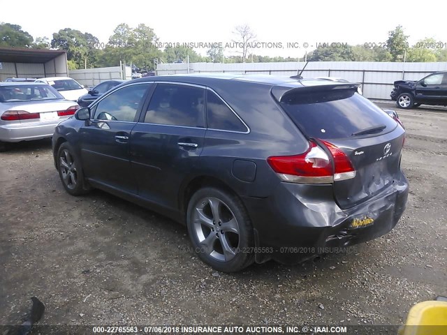 4T3ZK3BB0BU036934 - 2011 TOYOTA VENZA GRAY photo 3