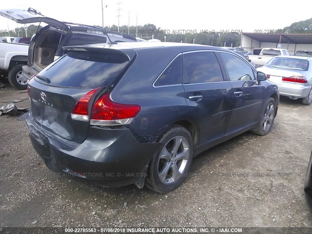 4T3ZK3BB0BU036934 - 2011 TOYOTA VENZA GRAY photo 4