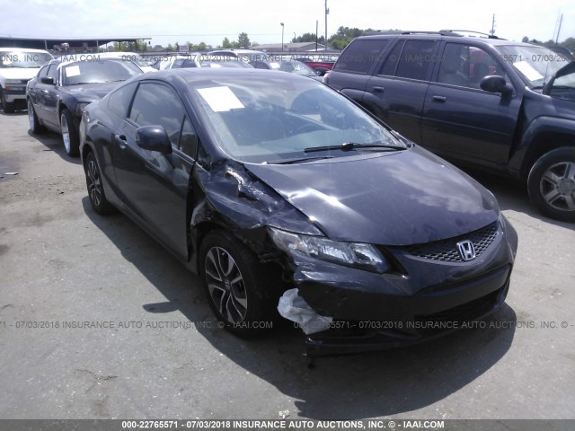 2HGFG3B03DH517977 - 2013 HONDA CIVIC EXL BLACK photo 1