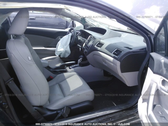 2HGFG3B03DH517977 - 2013 HONDA CIVIC EXL BLACK photo 5
