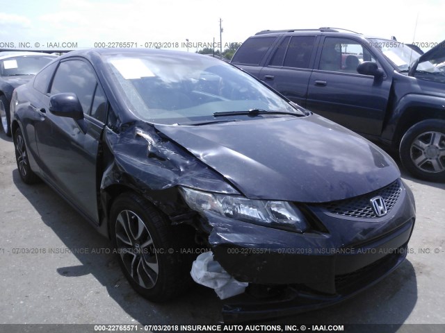 2HGFG3B03DH517977 - 2013 HONDA CIVIC EXL BLACK photo 6