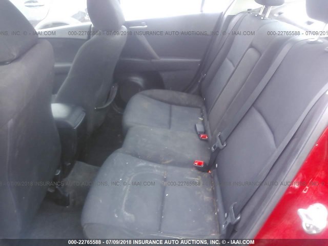 JM1BL1VG7B1474696 - 2011 MAZDA 3 I RED photo 8