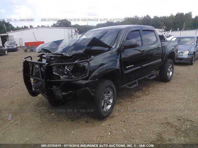 5TFJU4GN5DX045112 - 2013 TOYOTA TACOMA DOUBLE CAB PRERUNNER GREEN photo 2