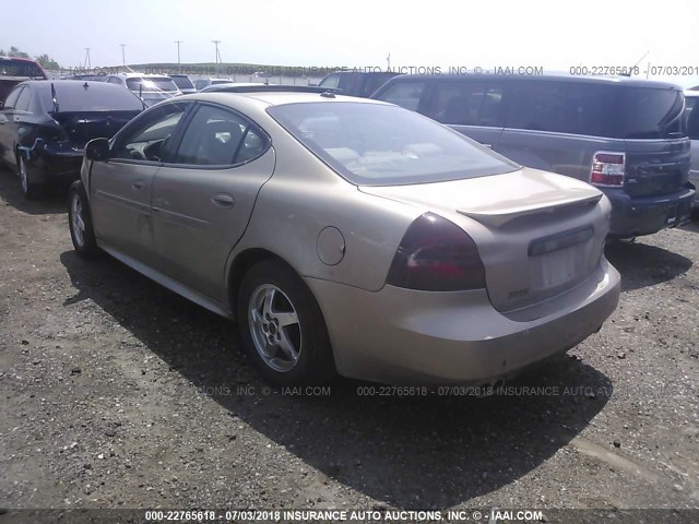 2G2WS522941367932 - 2004 PONTIAC GRAND PRIX GT2 ოქროსფერი ფოტო 3
