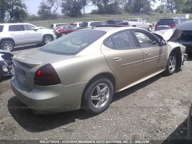 2G2WS522941367932 - 2004 PONTIAC GRAND PRIX GT2 ოქროსფერი ფოტო 4